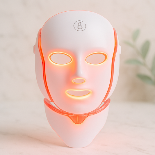 Masque LED Thérapie Lumière – Soin Anti-Âge et Éclat Visage
