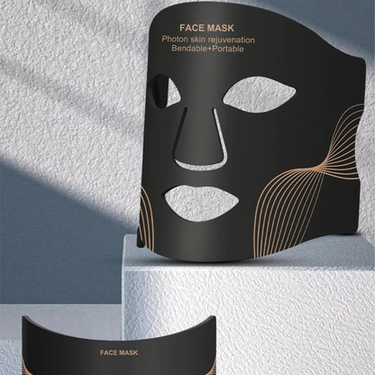 Masque Luminothérapie Visage LED – Soin Réparateur et Anti-Âge